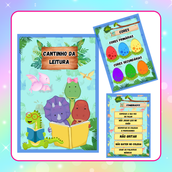 KIT SALA DINOSSAURO BABY - Imagem 3