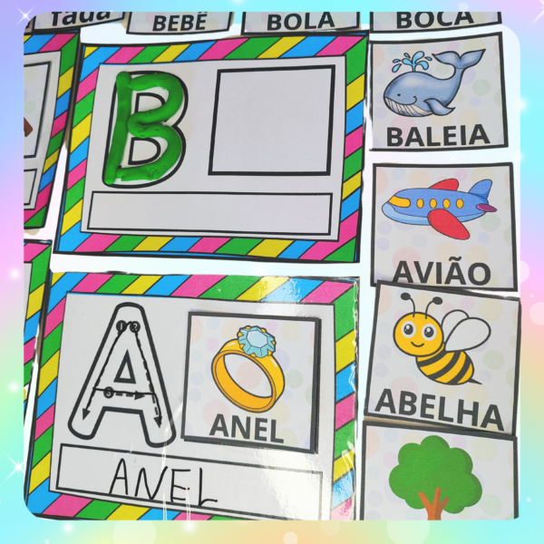 KIT 3 EM 1 - ALFABETO, NÚMEROS E FORMAS GEOMÉTRICAS - Imagem 6