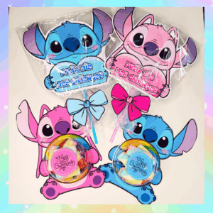 LEMBRANCINHA DIA DAS CRIANÇAS - STITCH E ANGEL