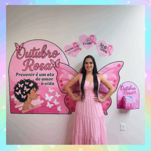 PAINEL OUTUBRO ROSA - BORBOLETA
