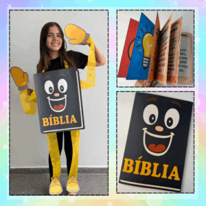 KIT BÍBLIA DE VESTIR E LIVRO - A BÍBLIA É COMO...