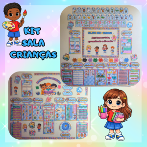 KIT SALA CRIANÇAS - VOLTA ÀS AULAS