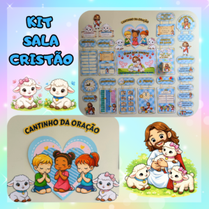 KIT SALA CRISTÃO -  OVELHINHA DE JESUS