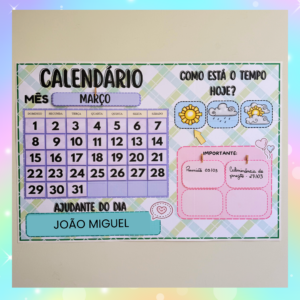 CALENDÁRIO INTERATIVO