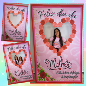 MOLDURA CORAÇÃO - DIA DA MULHER