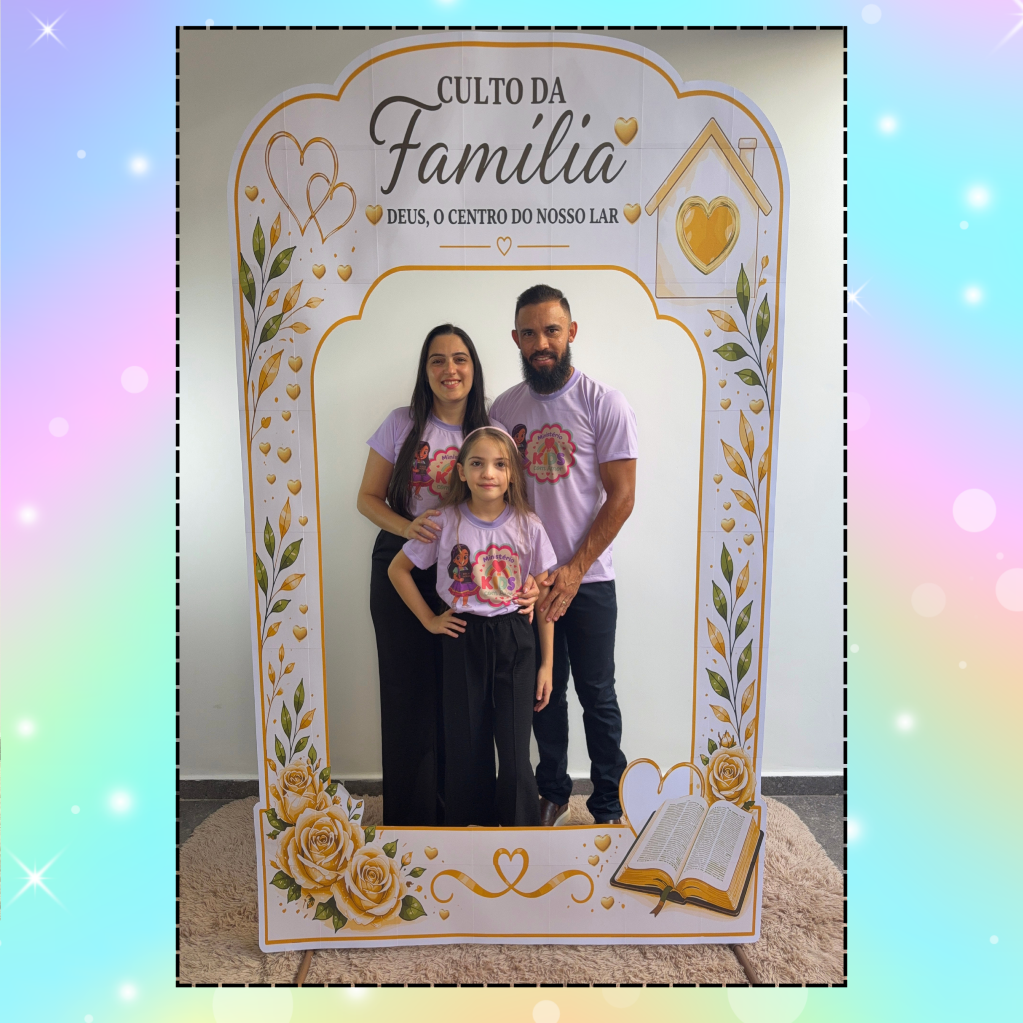 MOLDURA CULTO DA FAMÍLIA – Professora Mikaelly Timóteo