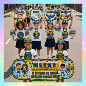 KIT DESFILE CÍVICO ESCOLAR - 7 DE SETEMBRO