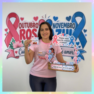 KIT OUTUBRO ROSA E NOVEMBRO AZUL